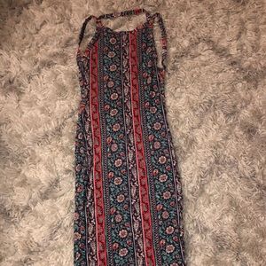 LULU’S MIDI BODYCON BACKLESS DRESS